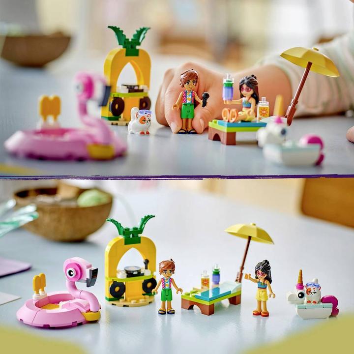 Produktbild LEGO 42658 ® FRIENDS Poolparty mit Einhorn und Flamingo (42658, LEGO Friends)