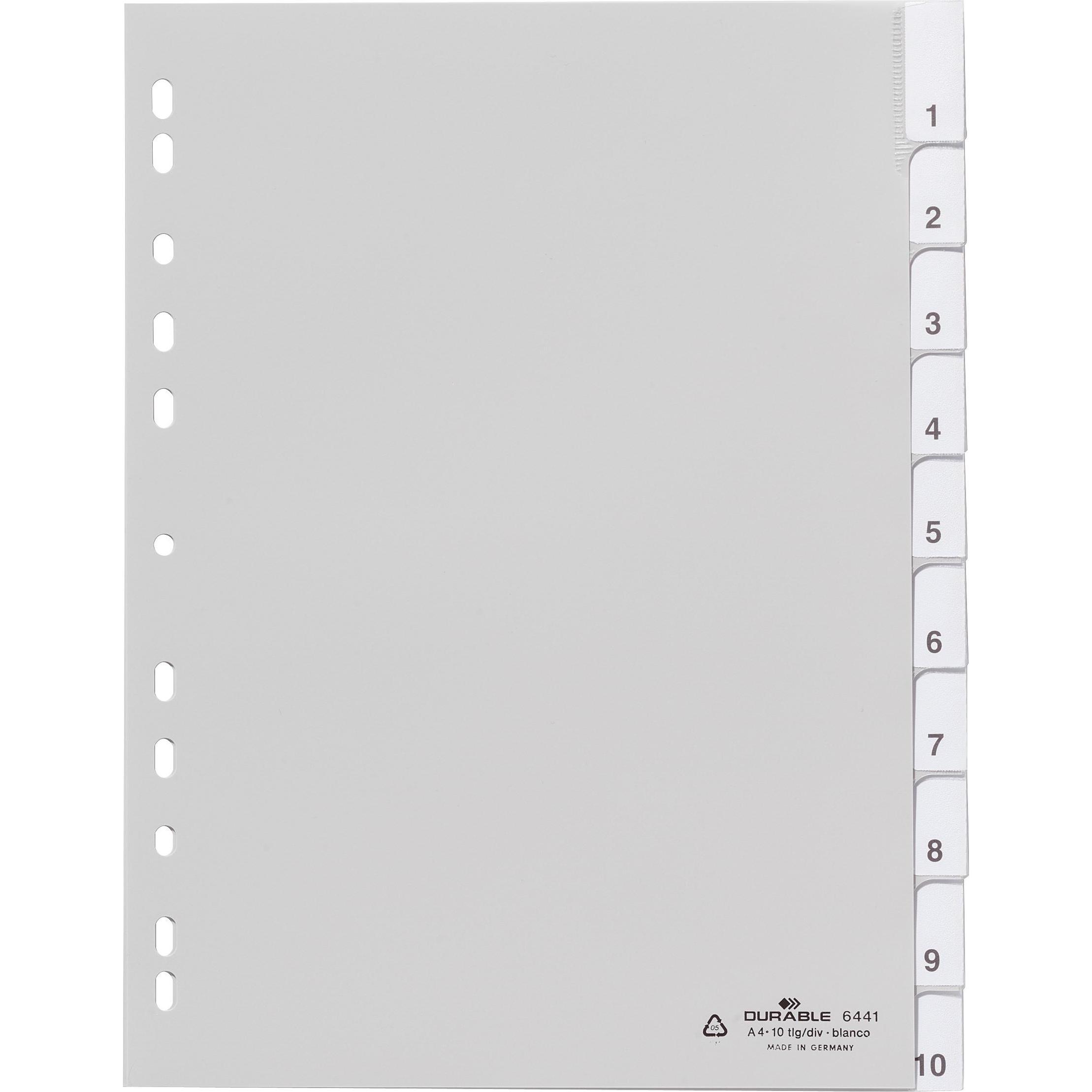 Durable, Ordner Zubehör, Register PP