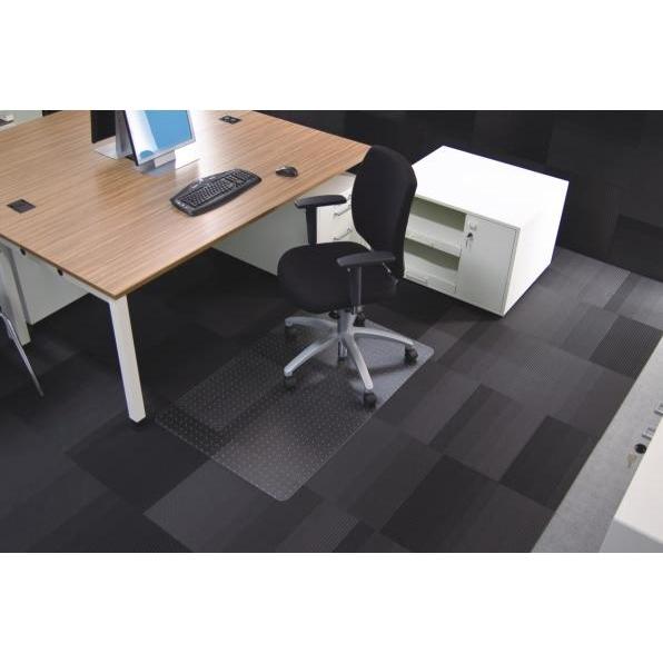 Rollsafe, Bodenschutzmatte, Bodenschutzmatte für kurzflorige Teppiche 110x120cm (110 x 120 cm)