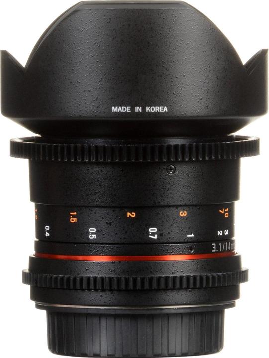 Image du produit Samyang 14mm T3.1 MK2 Canon RF (Canon RF, APS-C / DX, Plein format)