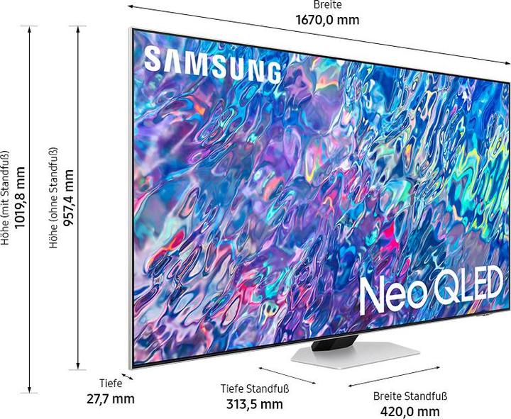 Image du produit Samsung QE75QN85B (75", QN85B, NeoQLED, 4K, 2022)