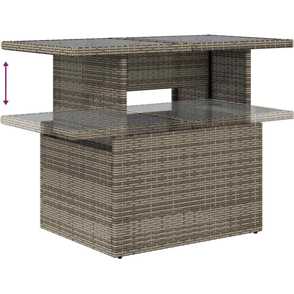 Thumbnail - VidaXL, Gartenlounge, 10-tlg. Garten-Lounge-Set mit Kissen