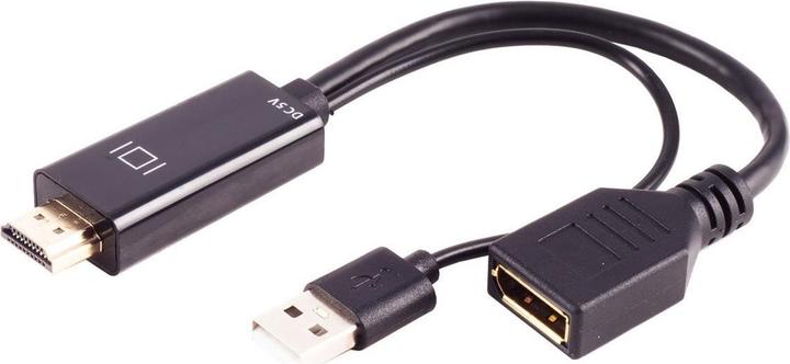 Shiverpeaks ®-BASIC-S-adaptateur HDMI-A femelle vers DisplayPort mâle, 4K60Hz, 20cm (HDMI, 20 cm)