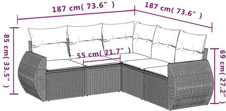 Produktbild vidaXL Laura