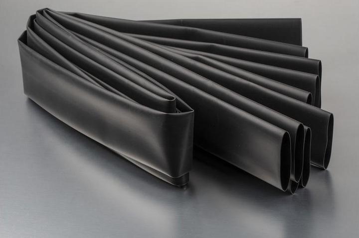 Actual product image RS PRO Black std heatshrink sleeve,38.0mm bore (5 x)