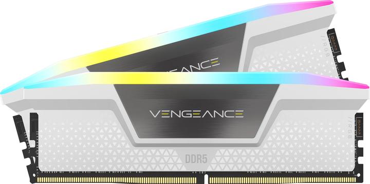 Corsair RAM D5 6000 64GB C30 Vengeance RGB K2 W (2 x 32GB, 6000 MHz, DDR5-RAM, DIMM)