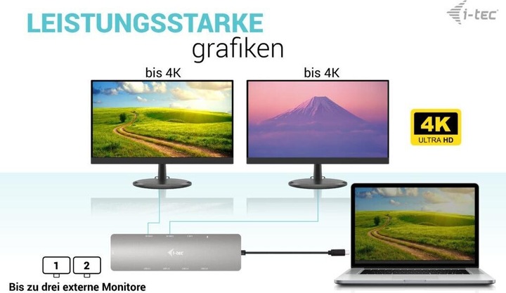 Productafbeelding i-tec Nano (USB-C, 9 Havens)