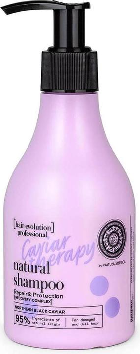 Immagine prodotto Natura Siberica Siberica Professional Hair Evolution Professional Caviar Therapy Shampoo naturale riparatore e (245 ml, Shampoo liquido)