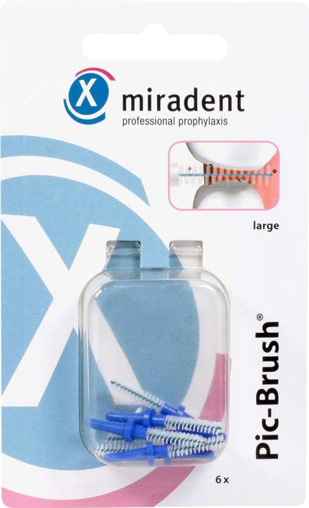 Actual product image Miradent Pic-Brush Refill Replacement Brushes (6 x)