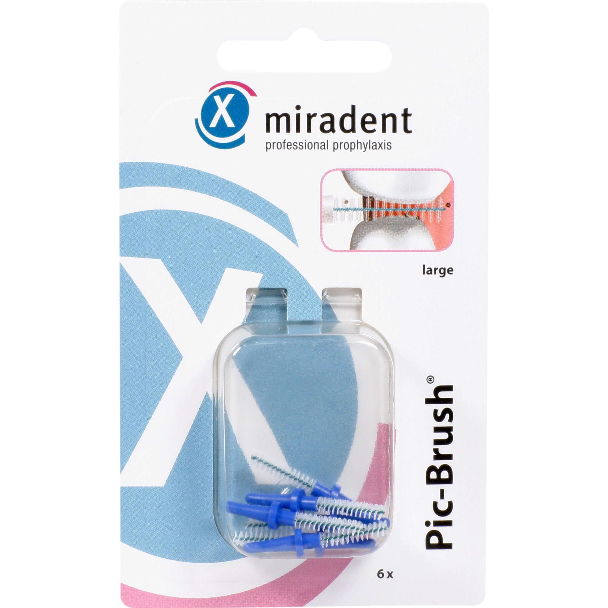 Miradent, Interdentalbürste, Pic-Brush Refill Ersatzbürsten (6 x)