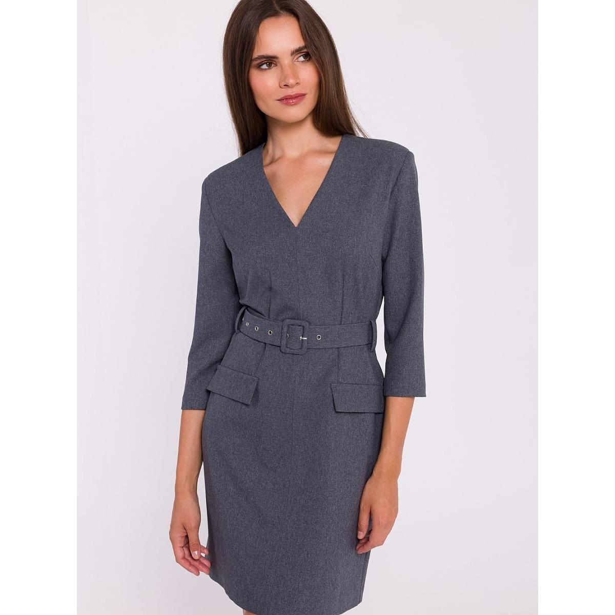 Stylove, Damen, Kleider, Alltagskleid, Grau, (XL)