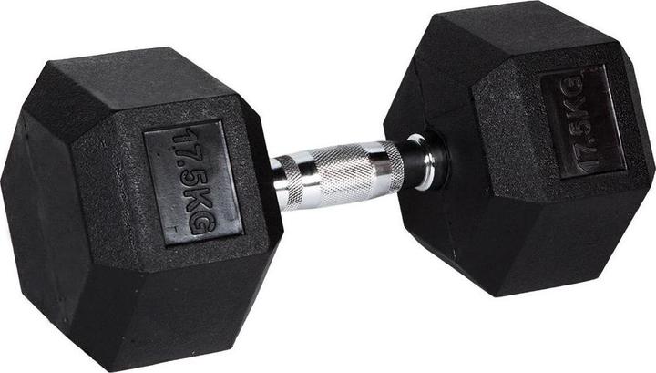 Immagine prodotto Fitcom Hex Dumbbell 17.5 kg (1 x 17,5 kg)
