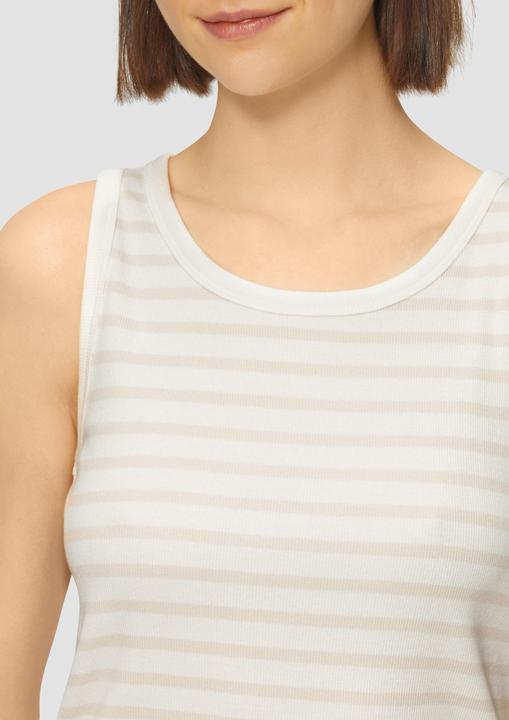 Immagine prodotto S.Oliver T-Shirt Slim-Fit-Top mit Rippstruktur (44)