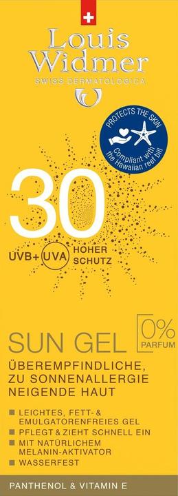 Immagine prodotto Louis Widmer Gel solare profumato (Gel solare, SPF 30, 100 ml, 143 g)