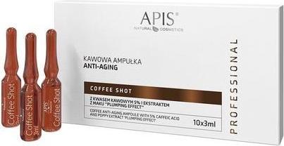 Actual product image Apis Natural Cosmetics Apis Coffee Shot Coffee Ampoule Anti-Aging With Caffeic Acid 5% And Poppy Seed Extract 10X3Ml (3 ml)