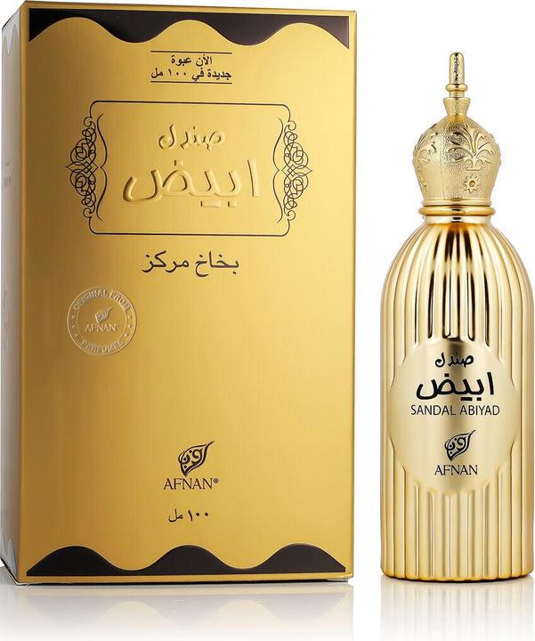 Actual product image Afnan Sandal Abiyad Eau De Parfum 100ml (Eau de parfum, 100 ml)