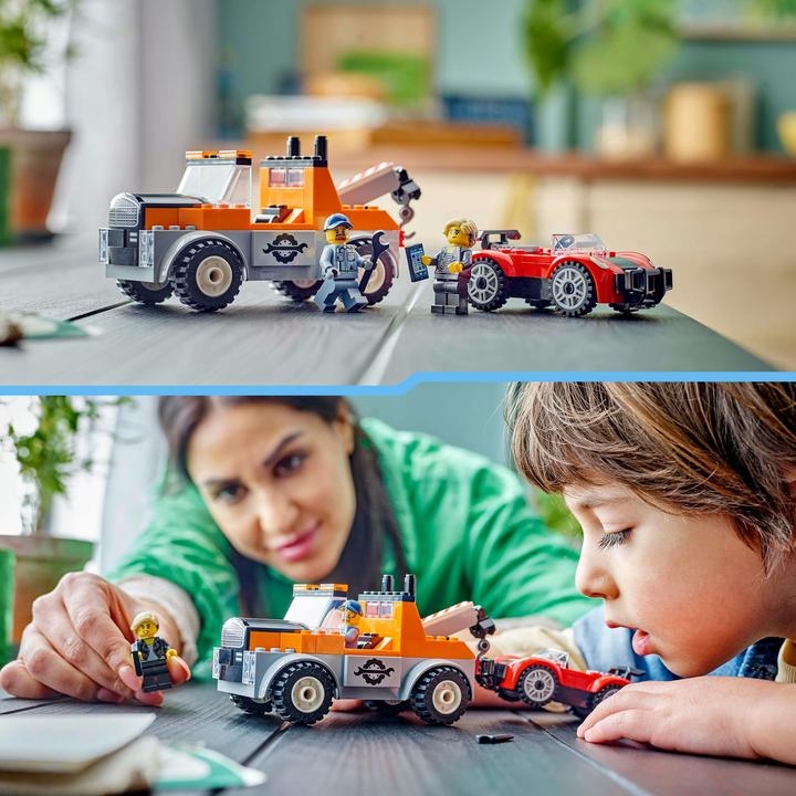 Produktbild LEGO Abschleppwagen mit Sportauto (60435, LEGO City)