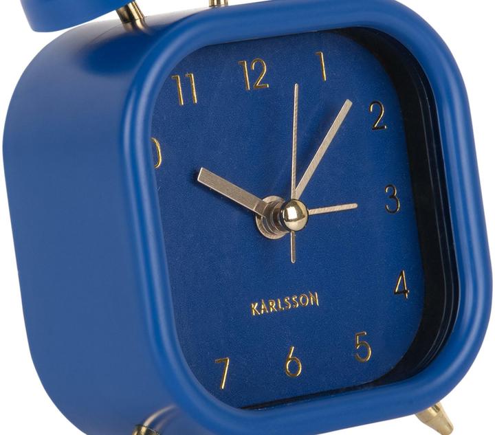 Image du produit Karlsson Réveil classique Metallic Glam square Blue
