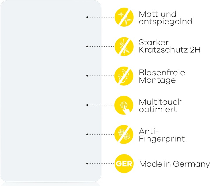 Produktbild upscreen Reflection Shield Displayschutz Matt (1 Stück, Google Pixel 7a)