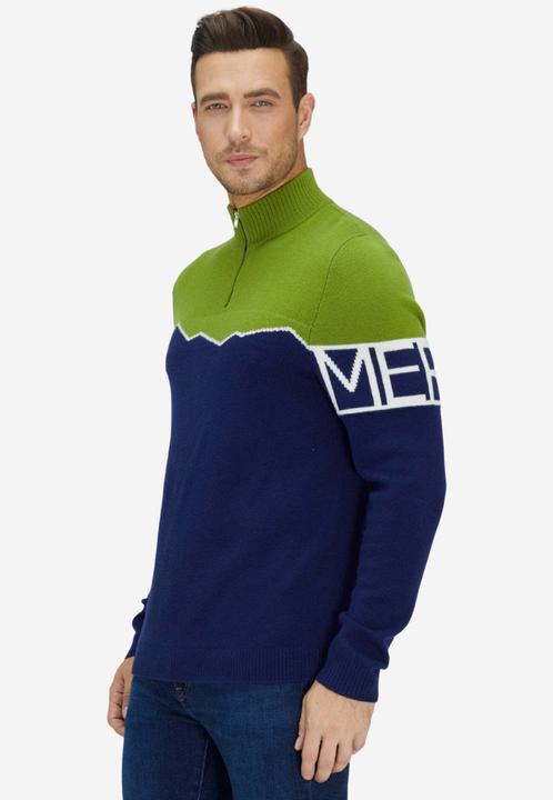 Produktbild Bellemere Pullover Merino Super Fine Mountain Print Sweater (M)