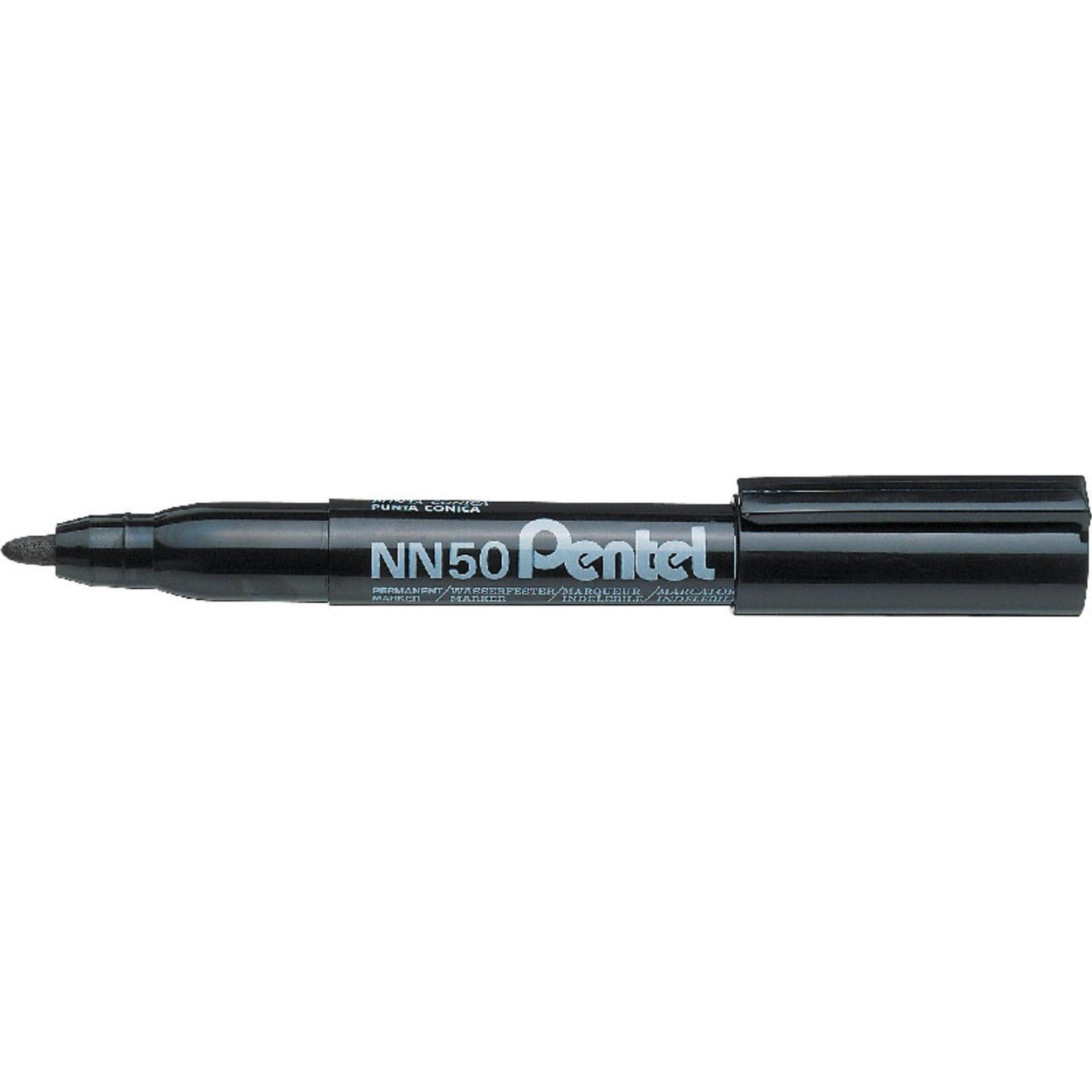 Pentel, Marker, Permanent Marker Green-Label NN50 (Schwarz, 2 mm, 1 x)