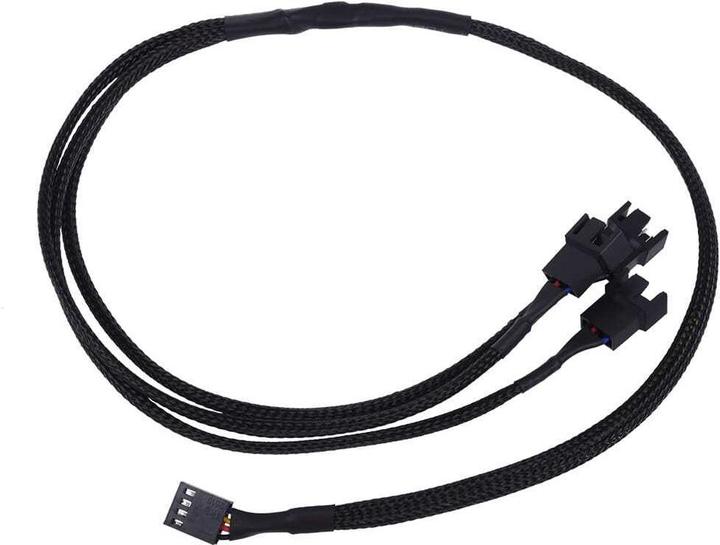 Produktbild Phobya Y-Kabel 4Pin PWM auf 3x 4Pin PWM 60cm - schwarz