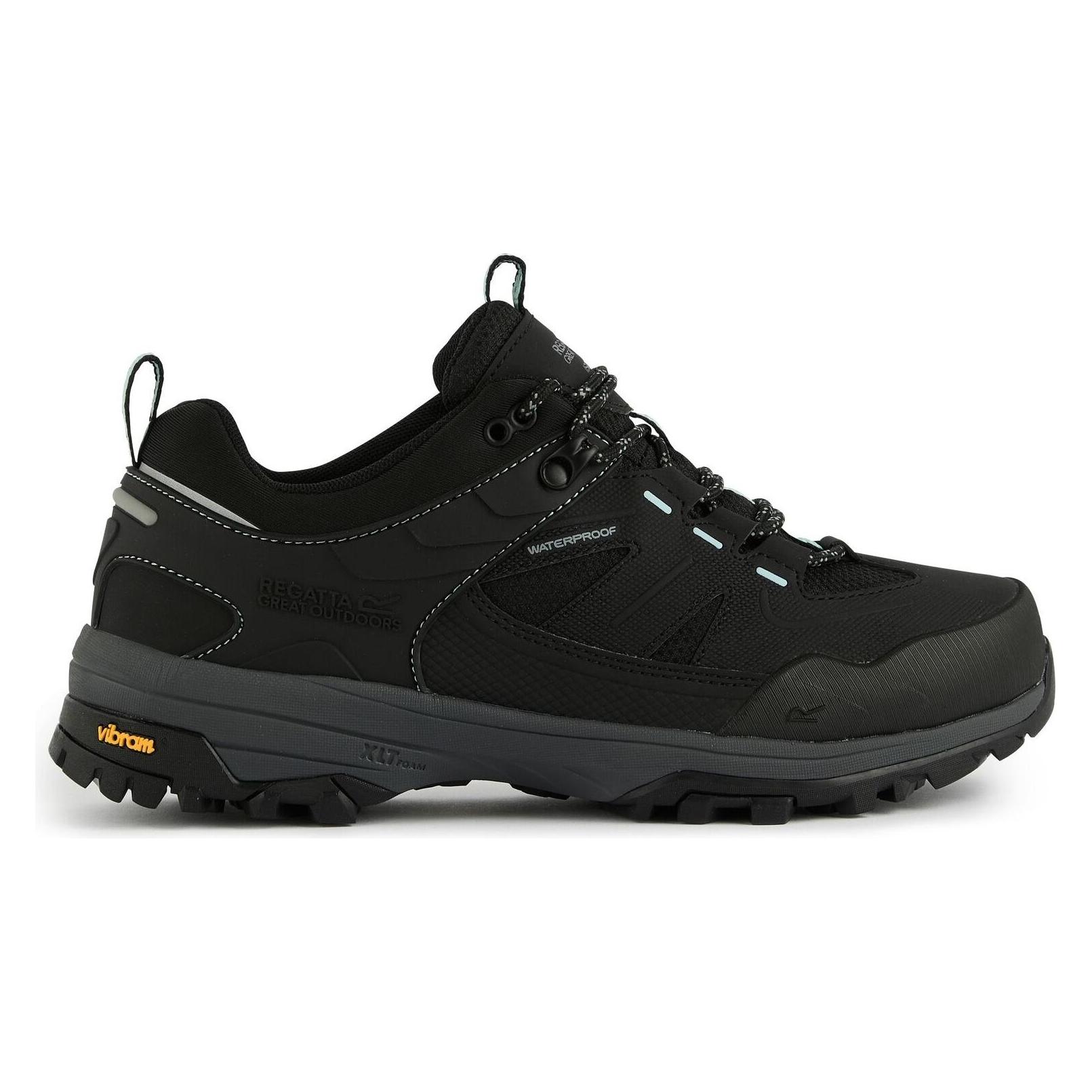 Regatta, Damen, Wanderschuhe, Regen (41), Schwarz