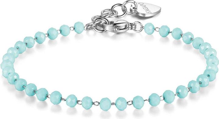 Sagapo S'AgapÃµ - Turquoise beaded bracelet for Happy SHAC61 pendants