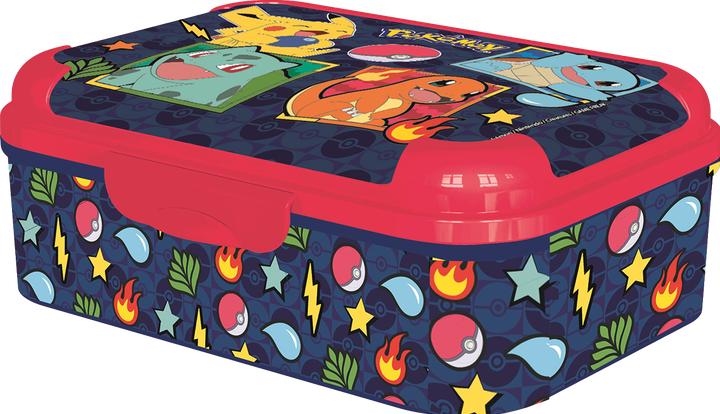 Actual product image Stor - POKÉMON Asker Lunch Box - 17 x 13.5 x 6.2 cm