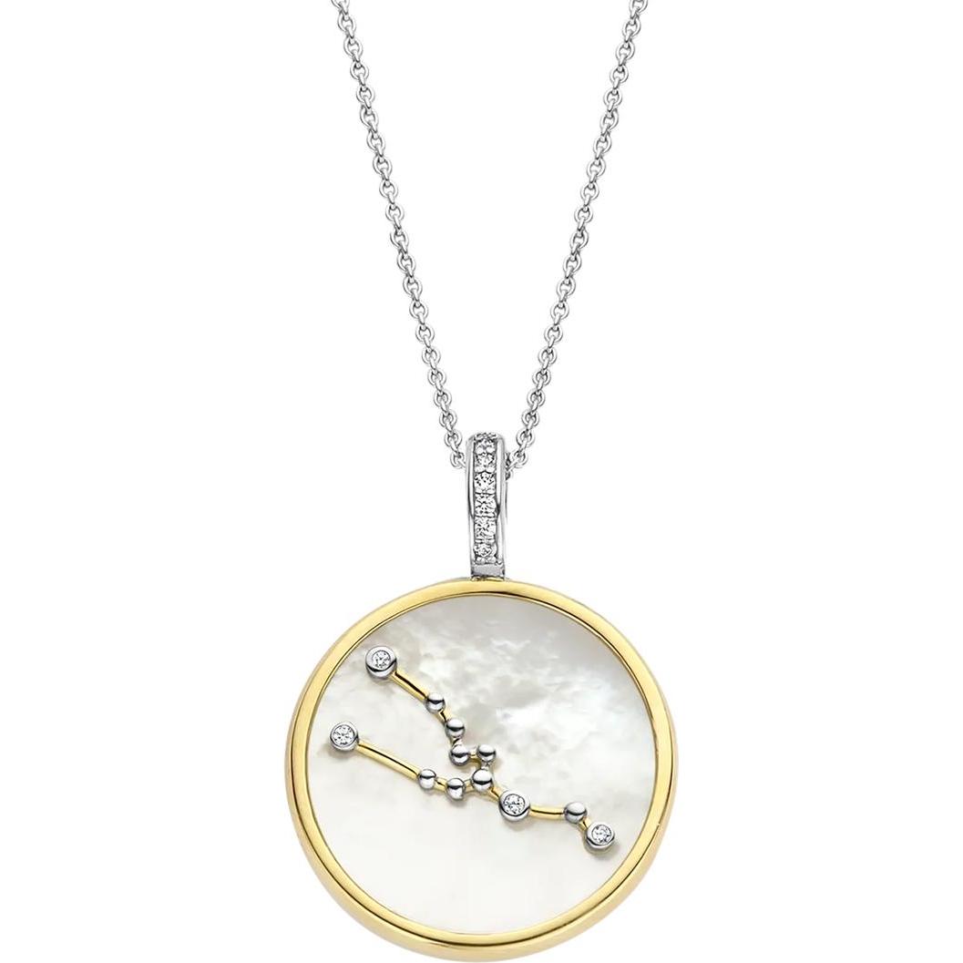 Ti Sento Milano, Halsschmuck, Kette, (925er Silber, Perle)