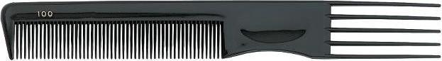 Image du produit Sibel Plastic Fork Comb 100 Black