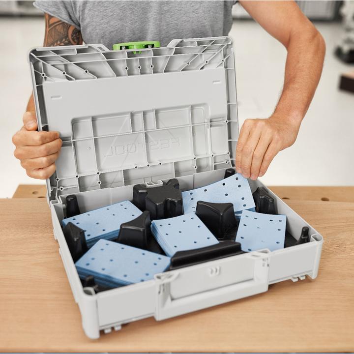 Actual product image Festool Schleifmittel-Systainer³ SYS-STF 80X133 GR-Set (P80, P180, P220, P60, P120)
