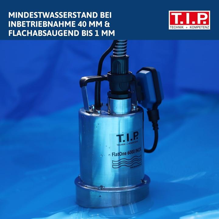 Produktbild T.I.P. FlatOne 6000 INOX (Klarwasserpumpe)