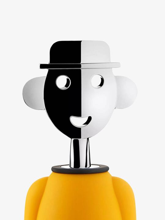 Produktbild Alessi Korkenzieher Alessandro M. gelb-schwarz (Korkenzieher)