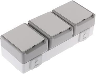 Siemens Aufputz SCHUKO-Steckdose 3-fach