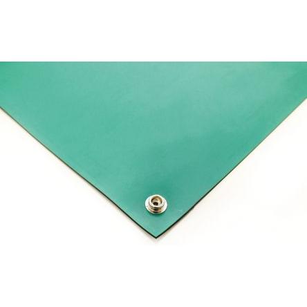 Rs Pro, Zubehör Arbeitsschutz, Green Conductive Rubber Mat 1.2x0.6mx2mm