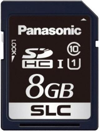 Actual product image Panasonic 8GB SLC Type Full SD Card (8 GB, SDHC, U1, UHS-I)