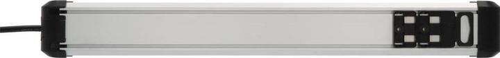 Produktbild Brennenstuhl 1391010620 Steckdosenleiste mit Schalter Silber-Schwarz Schutzkontakt 1 St. (6x, CEE 7/3, 3 m)