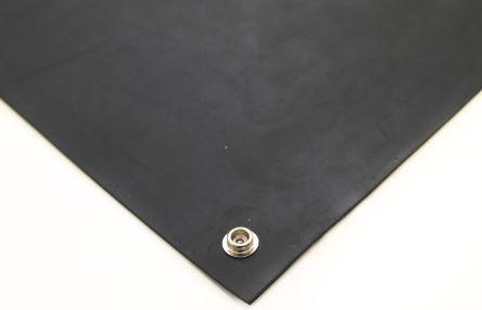 Immagine prodotto RS PRO Black ESD Floor Mat 1.2m x 0.6m x 3mm (Protezione statica)