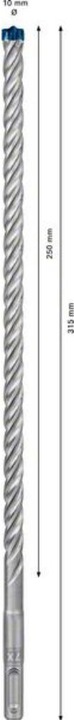 Actual product image Bosch Professional Zubehör Expert SDS plus-7X (10 millimetres)