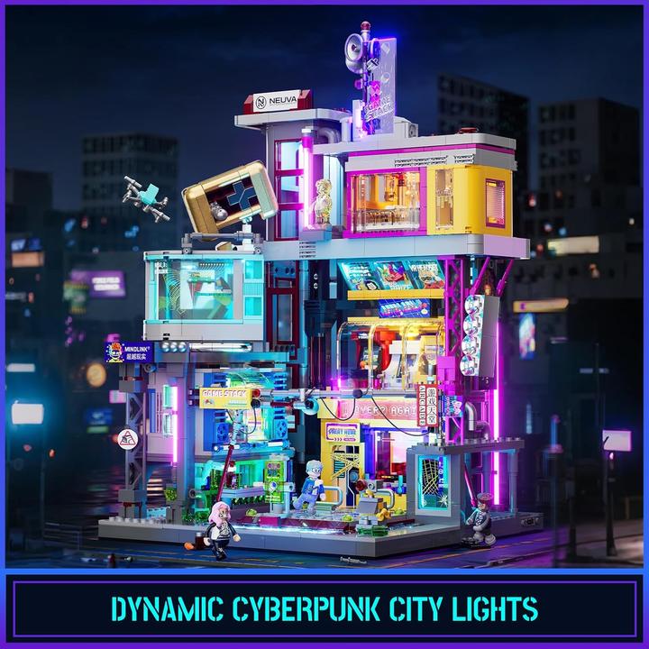 Actual product image Lumibricks Cyberpunk Game Stack