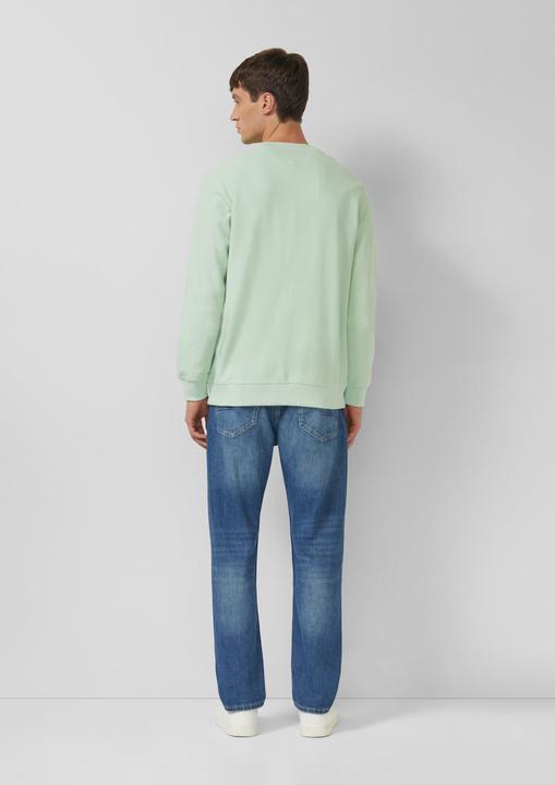 Produktbild s.Oliver Sweatshirt Strukturiertes Sweatshirt mit Rippbündchen (L)