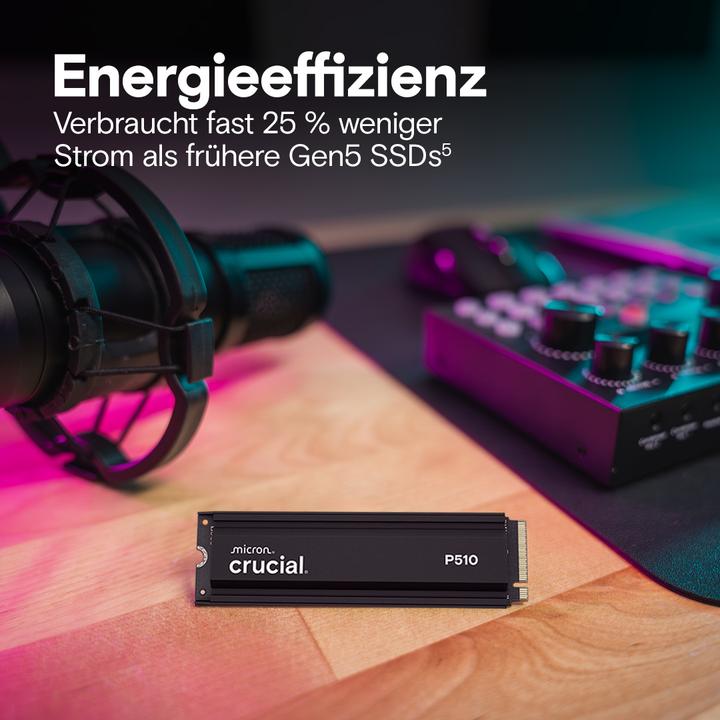 Produktbild Crucial P510 (2000 GB, M.2, M.2 2280)