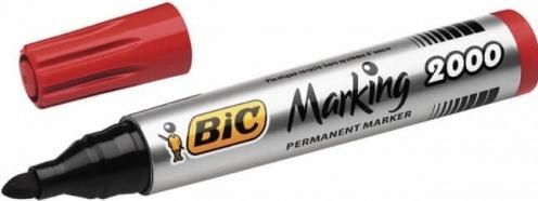 Actual product image Bic Marking 2000 Ecolutions permanent marker, red (Red, 1.70 mm, 1 x)