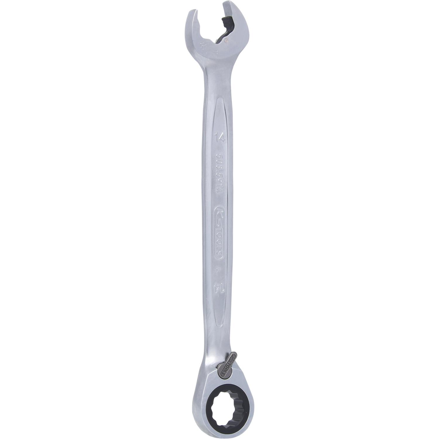 KS Tools, Schraubenschlüssel, DUO GEARplus Ringmaulschlüssel, umschaltbar (14 mm)