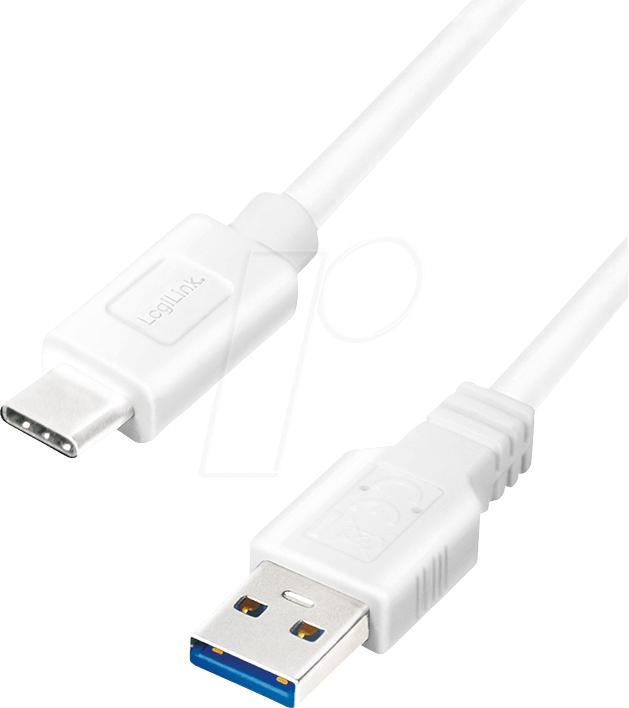Produktbild LogiLink USB C – USB A (0.50 m, USB 3.0)