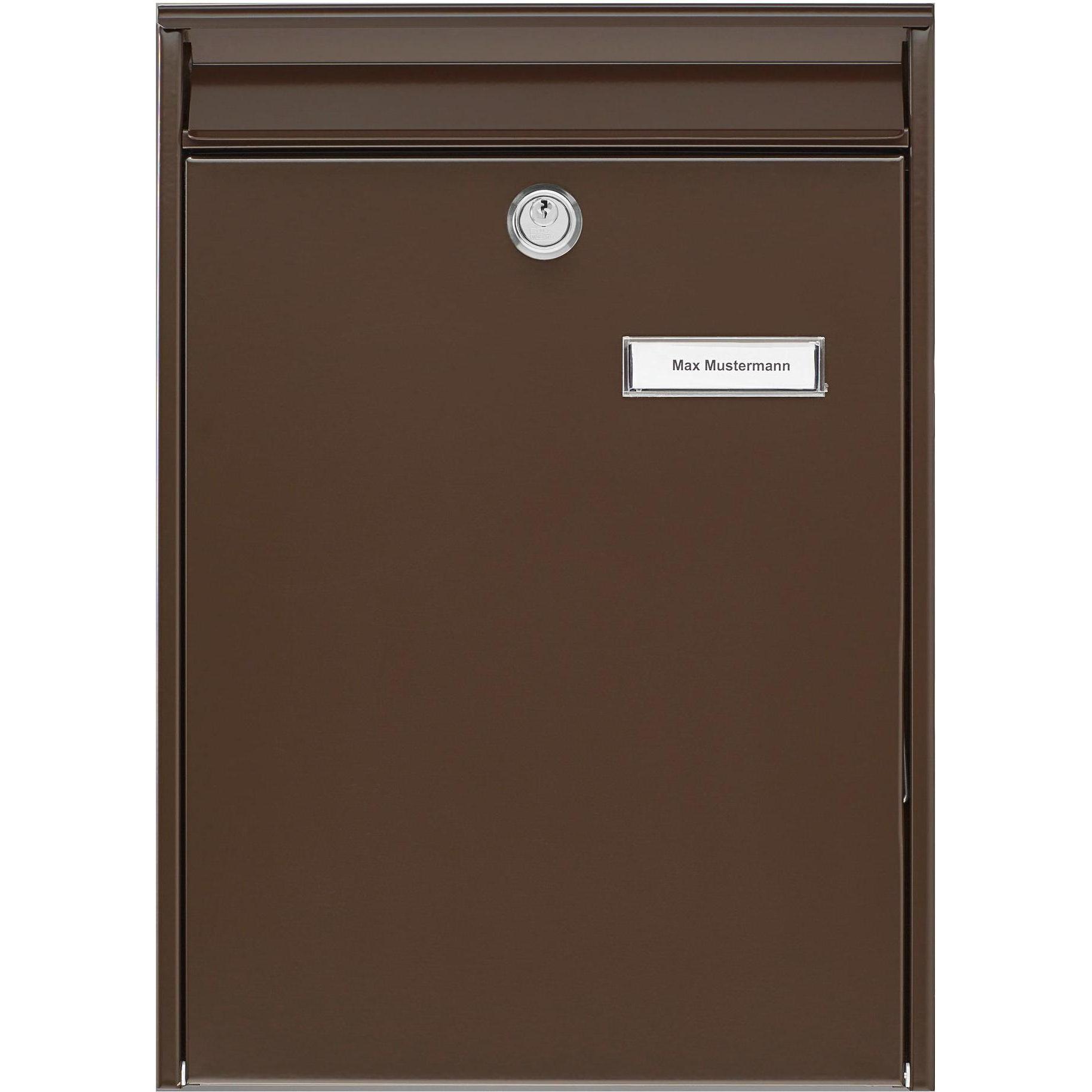 Burg Wächter LEIPZIG 777 BR Briefkasten Stahlblech Braun (LEIPZIG 777 BR) (LEIPZIG 777 BR)