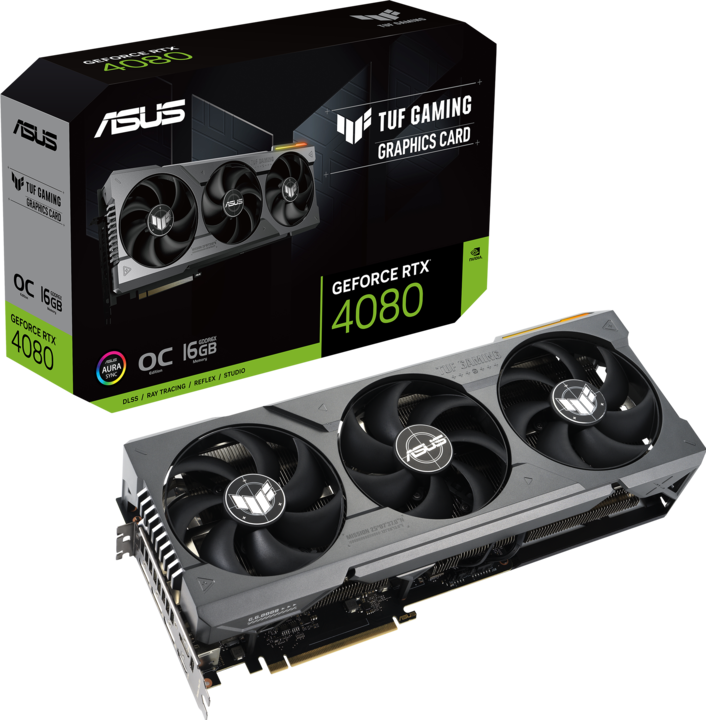 Actual product image ASUS GeForce TUF Gaming RTX 4080 OC Edition (16 GB)