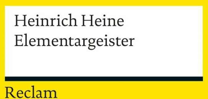 Produktbild Elementargeister (Deutsch, Heinrich Heine, 2013)
