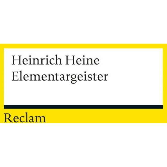Elementargeister, Belletristik von Heinrich Heine